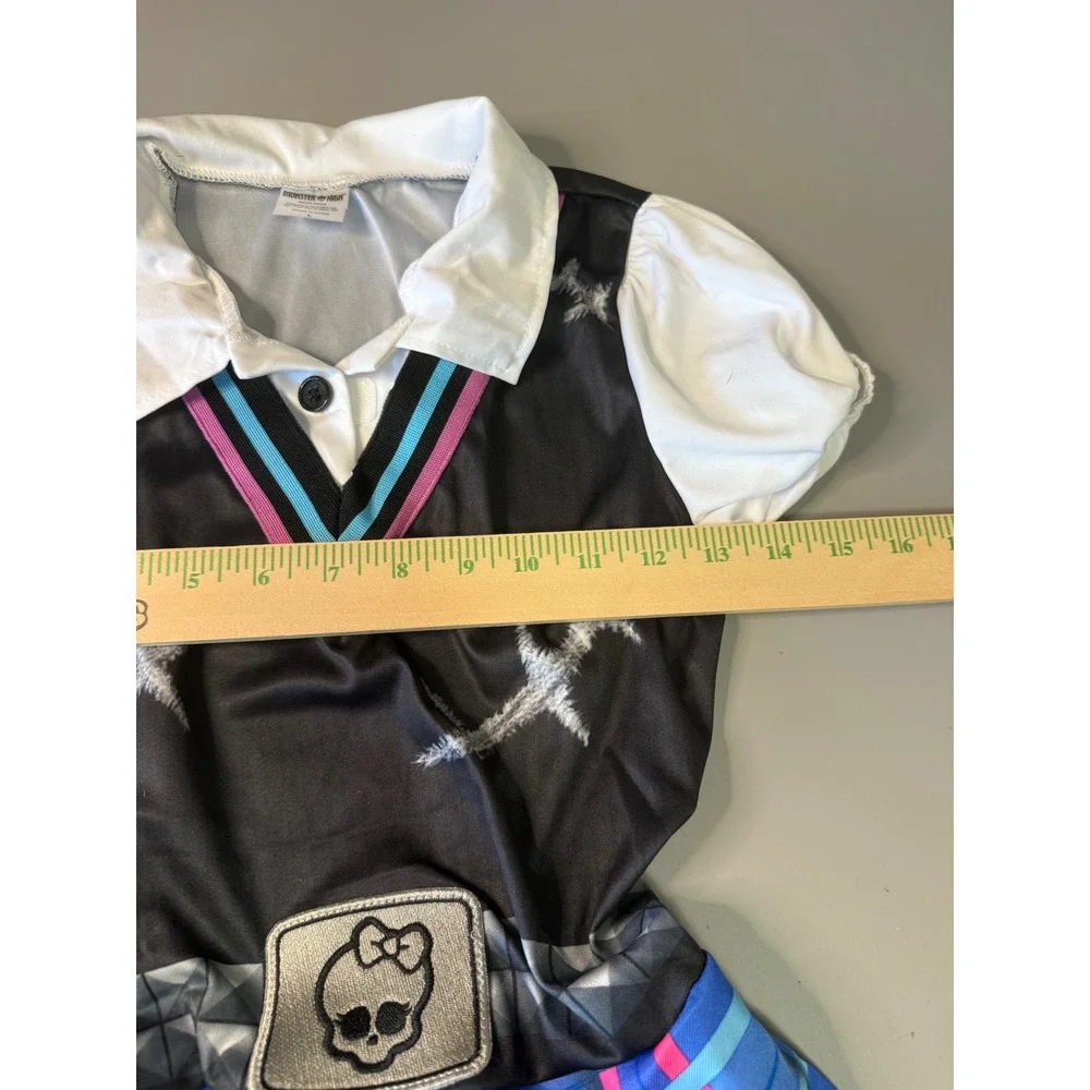 Monster High Frankie Stein Costume Dress Girls Large Spirit Halloween 2023
